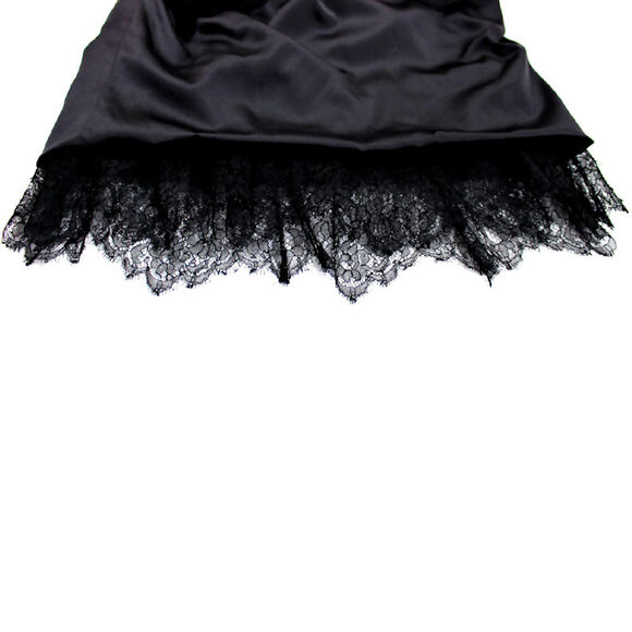 DOLCE & GABBANA Black Stretch Silk Corset Cocktail Dress - Picture 8 of 12